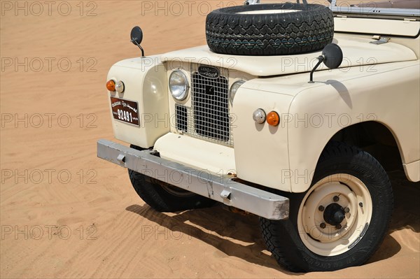 Desert Safari with Landrover in the Sand Desert of Dubai