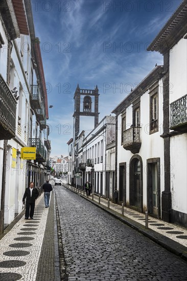 The historic town of Ponta Delgada