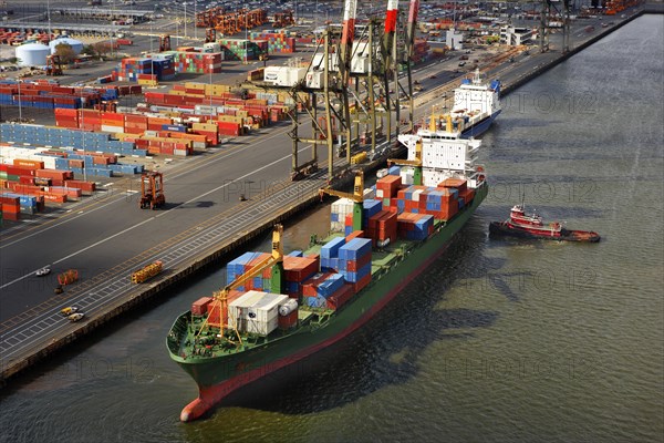 Container Ship Loading and Unloading