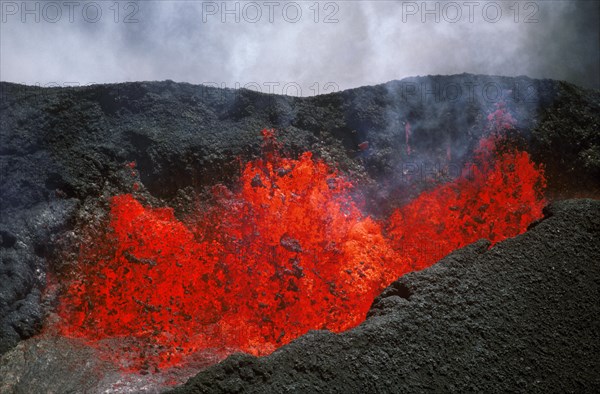 Spewing Lava