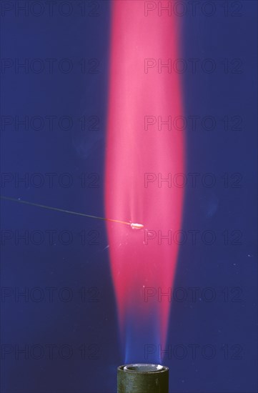 Flame Test for Strontium