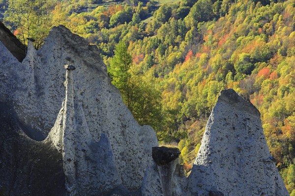 Earth pyramids of Euseigne