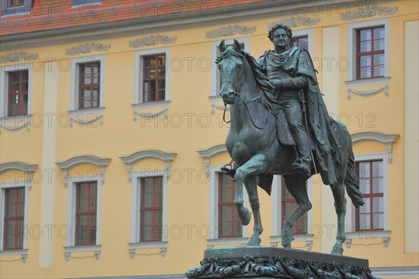 Carl August Monument with equestrian figure
