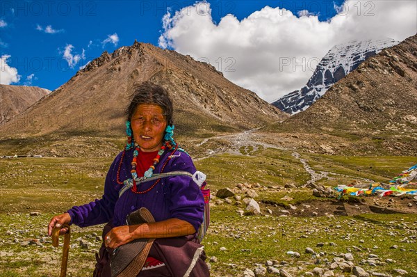 Pilgrim on the Kailash Kora