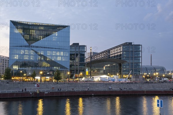 Office building cube Berlin next to the main station