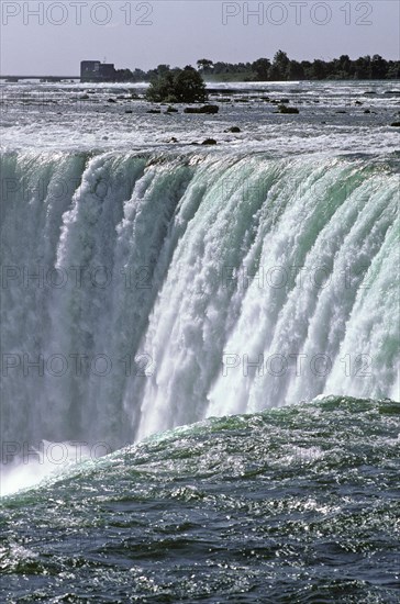 The Horseshoe Falls at Niagra Falls