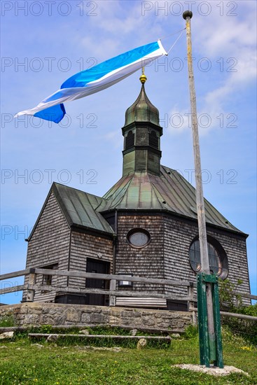 Holy Cross Chapel on the Wallberg at Lake Tegernsee