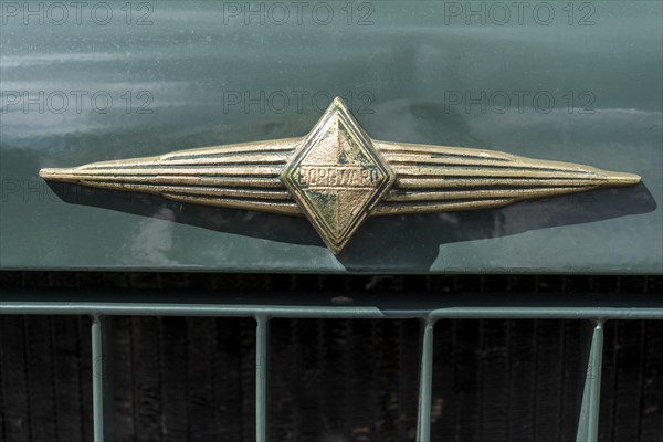 Logo on bonnet