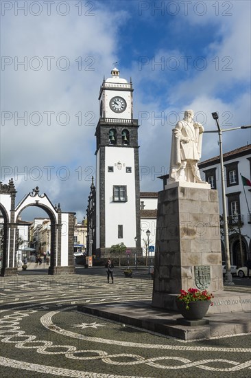 The historic town of Ponta Delgada