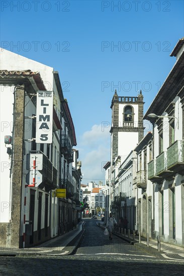 The historic town of Ponta Delgada