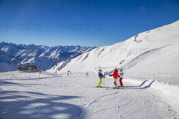 Ski run summit hollow of the Koblatbahn