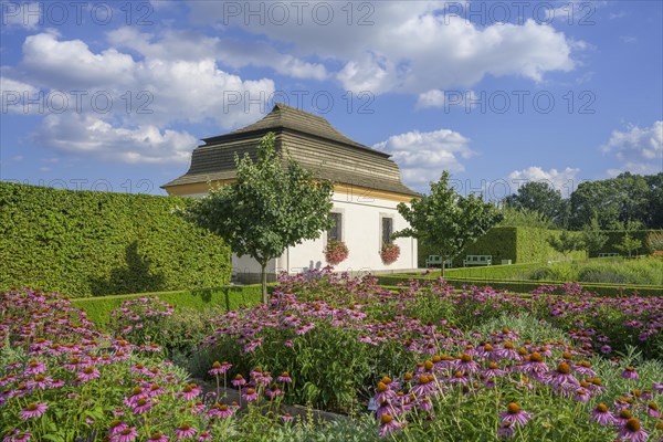 Garden of the former spa