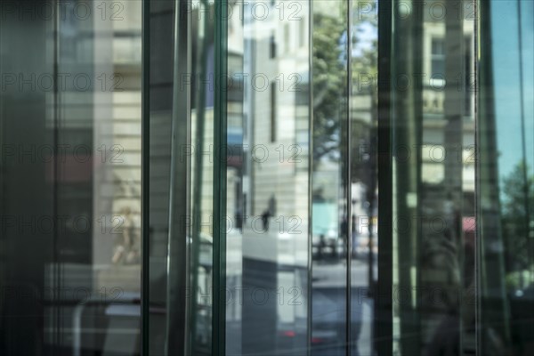 Reflections in the glass