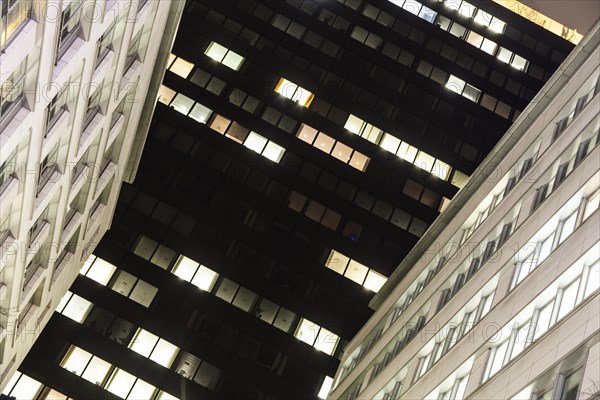 Office building by night