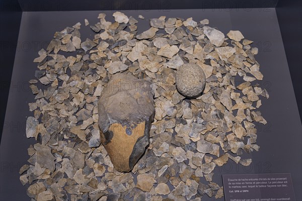 Unesco world heritage site Neolithic flint mines of Spiennes