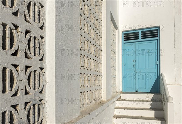 Blue door