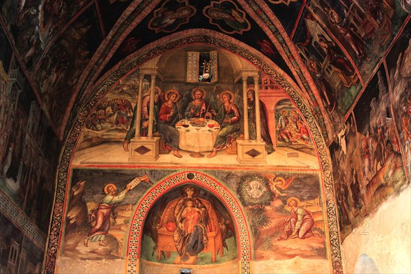 Barn-roofed churches in the Troodos Mountains on Cypriot Orthodox churches