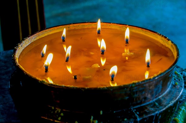 Candles in the Drepung temple