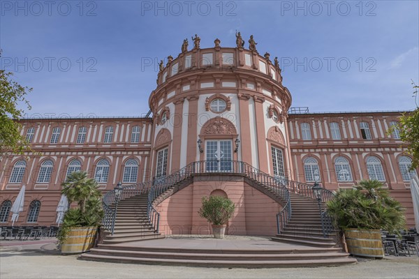 Rhine side Biebrich Palace