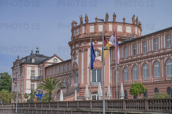 Rhine side Biebrich Palace