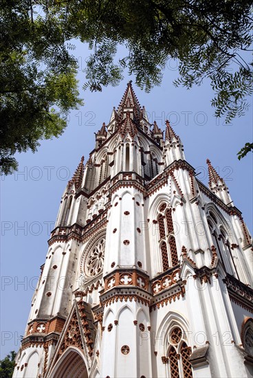 The Church of our Lady of Lourdes built in 1840 is the replica of the Basilica of Lourdes in Tiruchirappalli Trichy