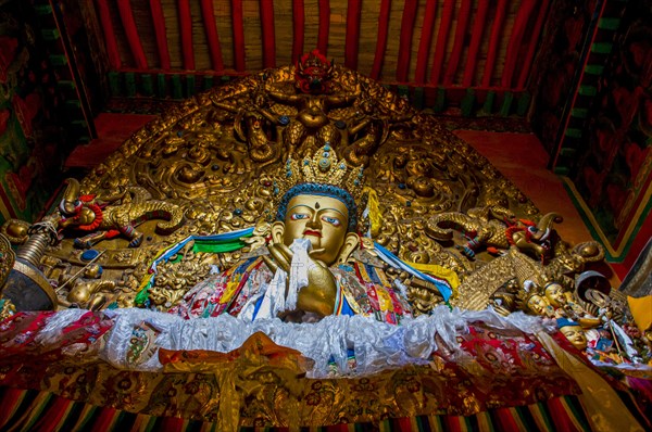 Buddha in the Drepung temple