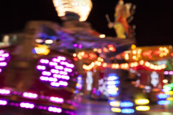 Folk festival at night