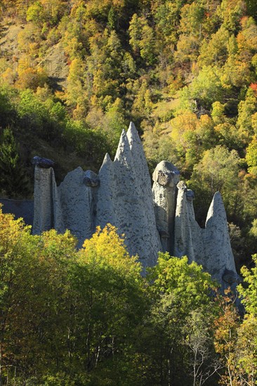 Earth pyramids of Euseigne