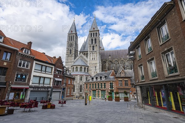 Unesco world heritage site Tournai Cathedral