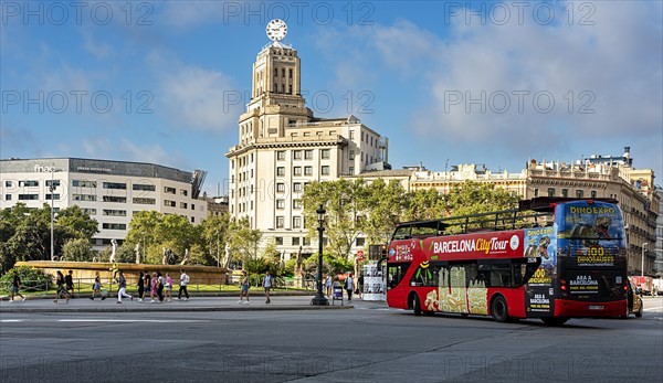 Red Sightseeing Bus