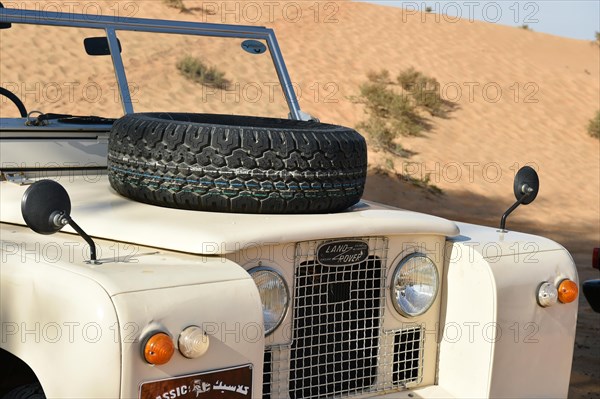 Desert Safari with Landrover in the Sand Desert of Dubai