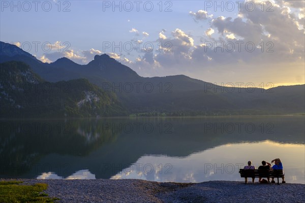 Sunset at Lake Kochel