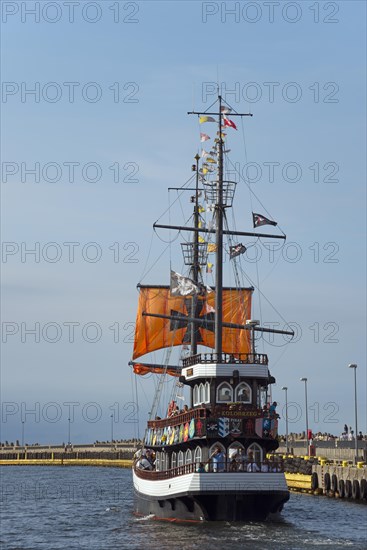Ship Pirate in the Harbour