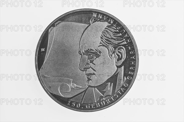 10 euro commemorative coin of Gerhard Hauptmann