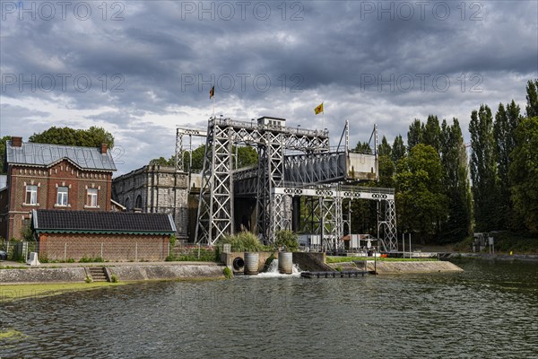 Houdeng-Goegnies Unesco world heritage site Boat Lifts on the Canal du Centre