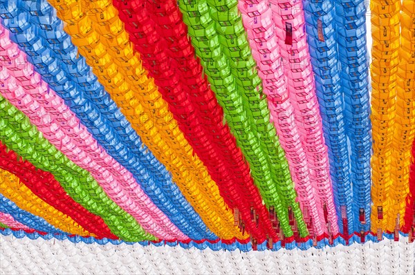 Colorful lanterns at Jogyesa Buddhist temple