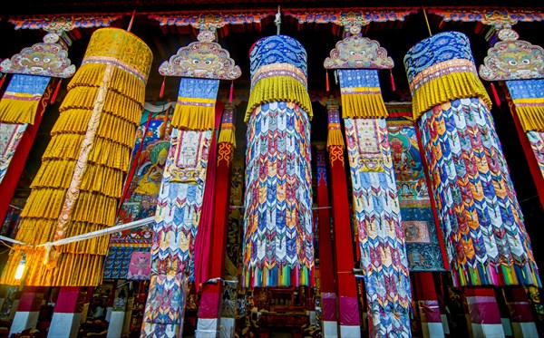 Inside the Drepung temple