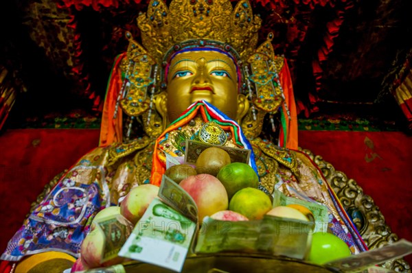 Buddha statue in the Ramoche temple