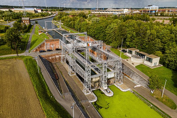 Aerial of Houdeng-Goegnies Lift No 1