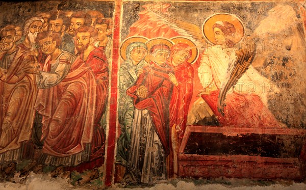 Barn-roofed churches in the Troodos Mountains on Cypriot Orthodox churches