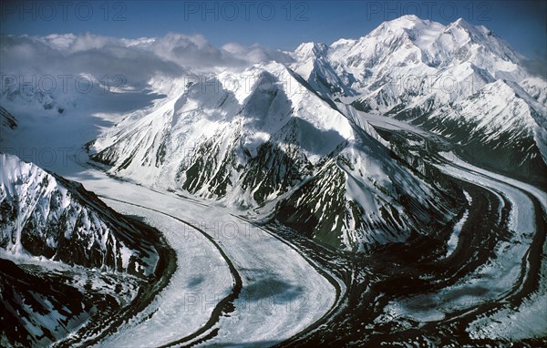 Glaciers Meeting in Denali National Park