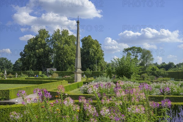 Garden of the former spa