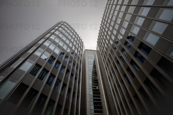 High-rise building at the Weidendammer Bruecke in the Spreedreieck in Berlin