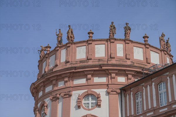 Rhine side Biebrich Palace