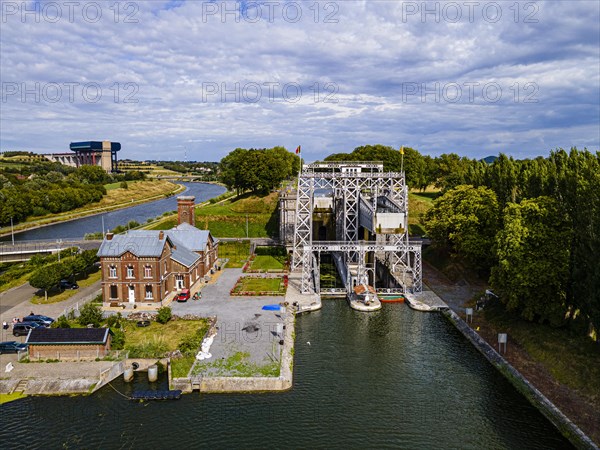 Aerial of Houdeng-Goegnies Lift No 1