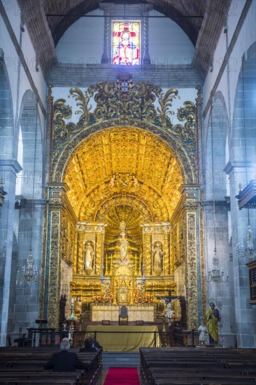 Church of St. Joseph in the historic town of Ponta Delgada