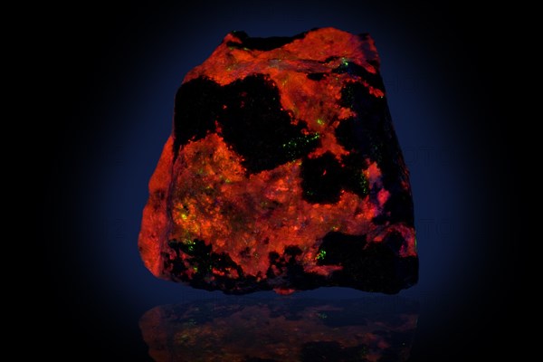 Axinite in UV Light