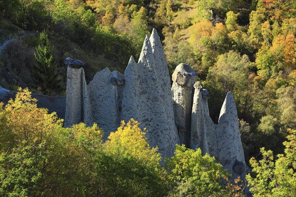 Earth pyramids of Euseigne