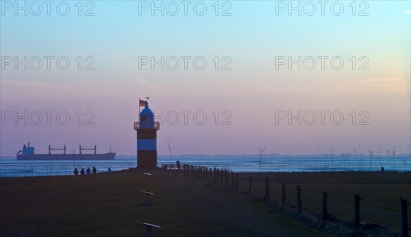 Wremertief in the district of Cuxhaven