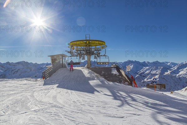 Exit of the Koblat chairlift